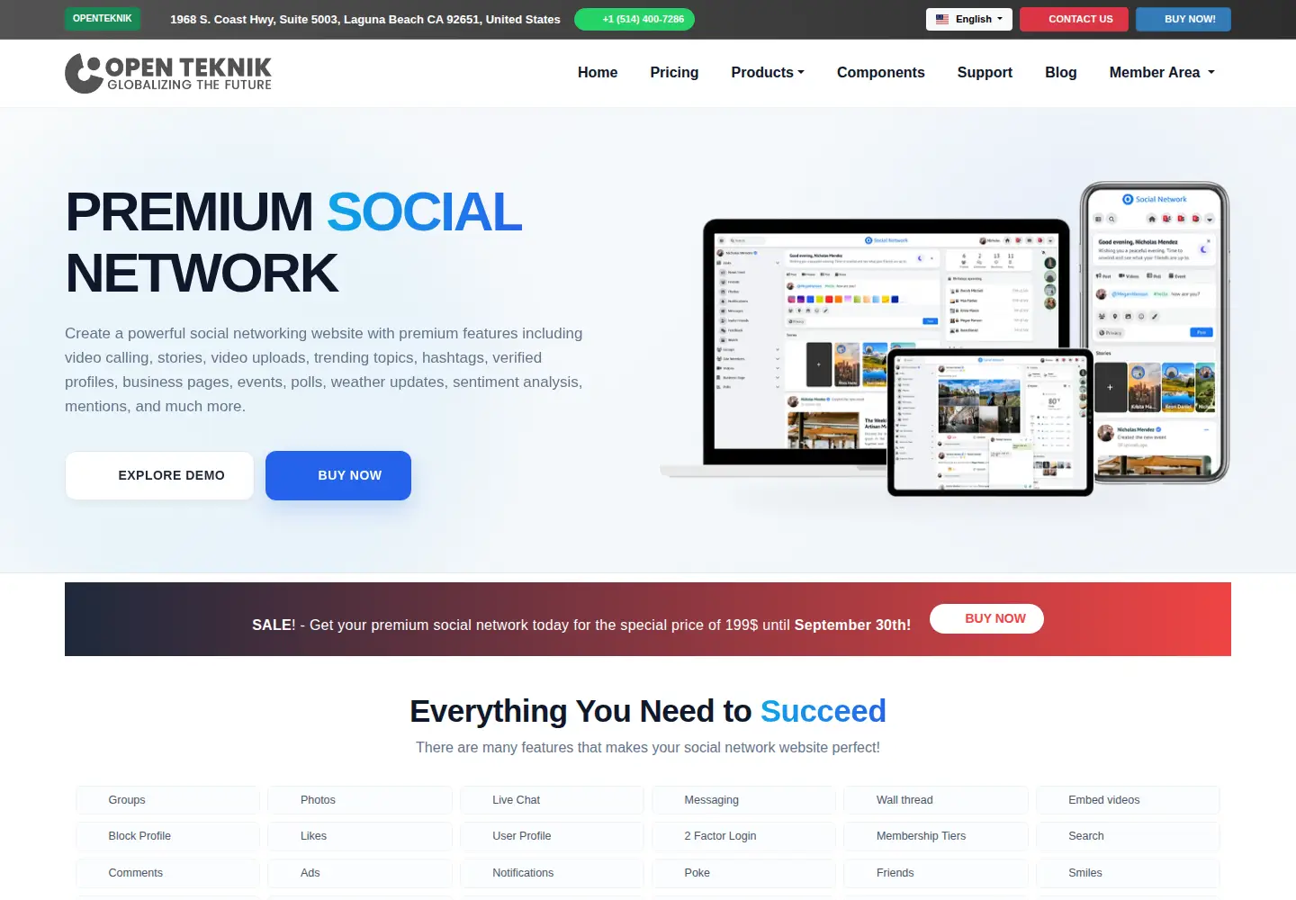 Screenshot of openteknik.com