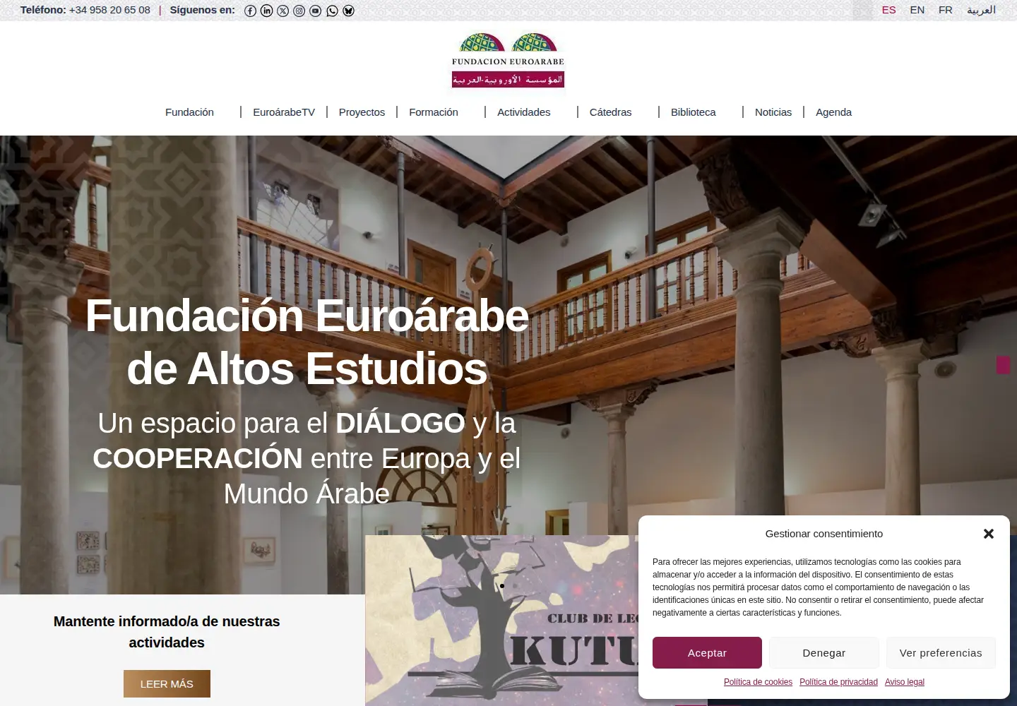 Screenshot of fundea.org