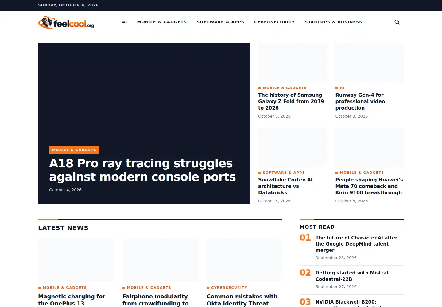 Screenshot of feelcool.org