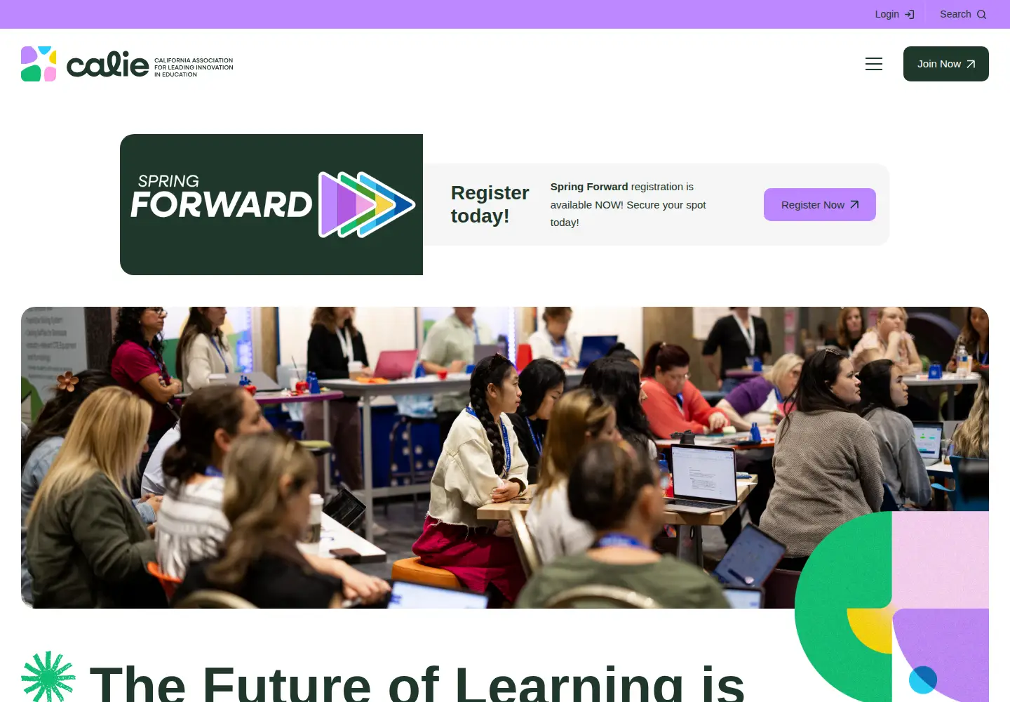 Screenshot of cue.org