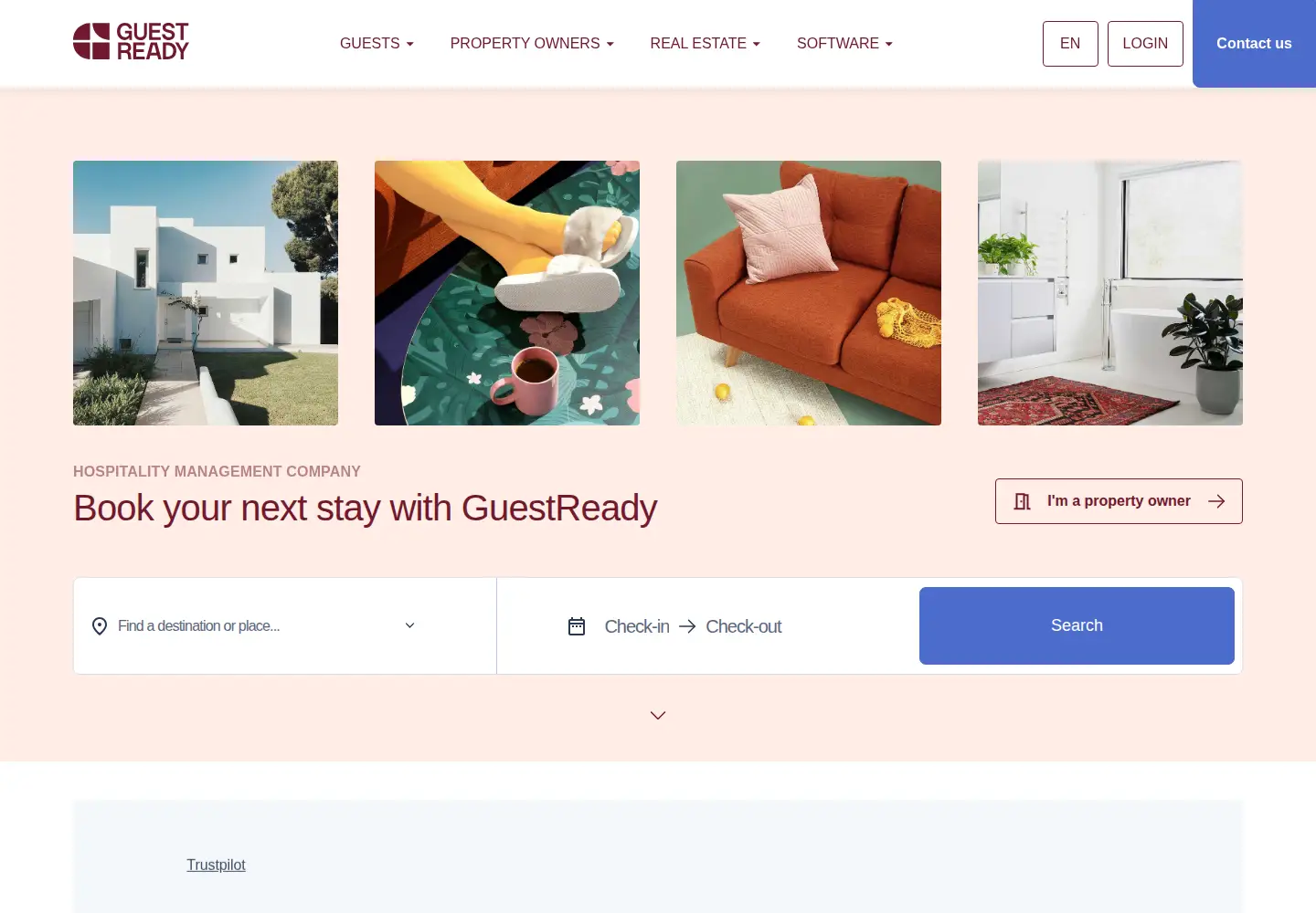 Screenshot of guestready.com