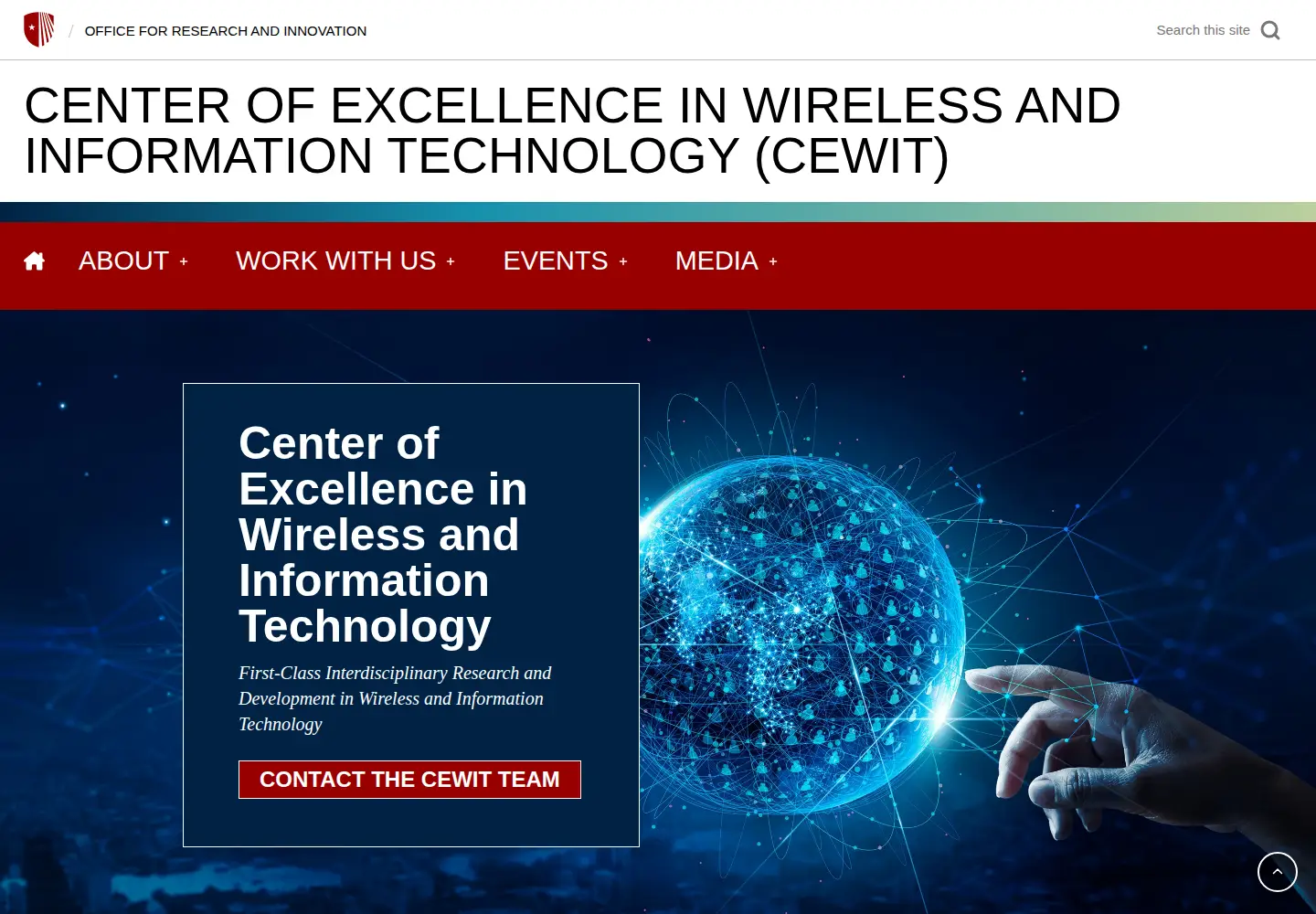 Screenshot of cewit.org