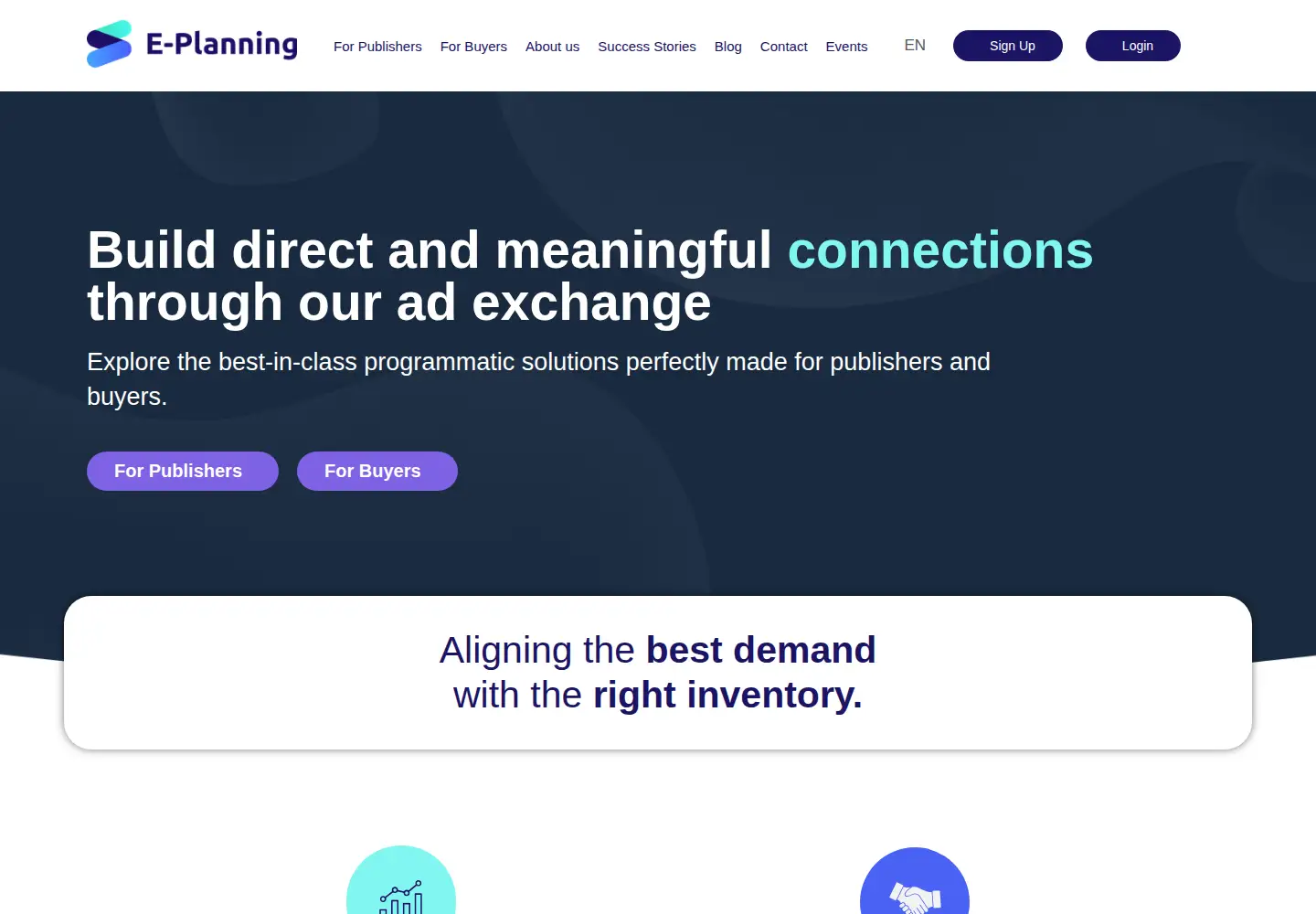 Captured homepage of e-planning.net in the current scan
