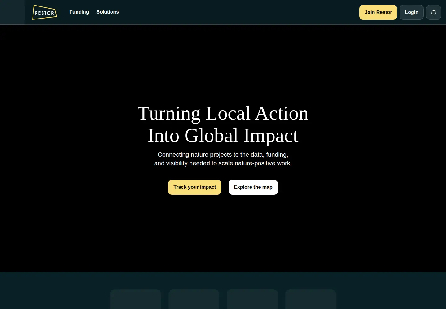 Screenshot of restor.eco