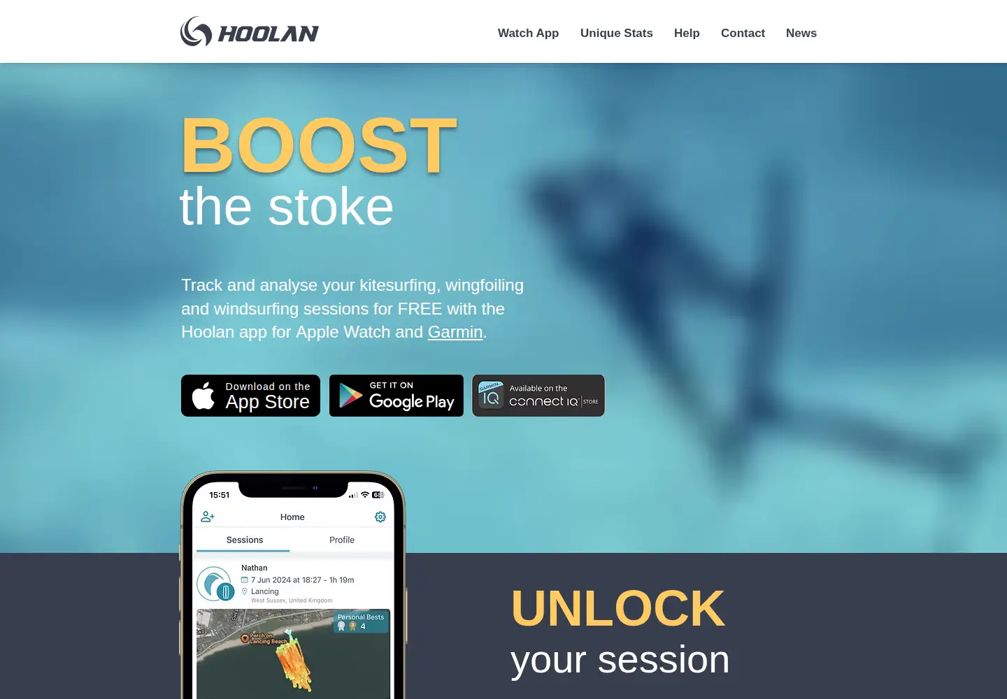 Captured homepage of hoolan.app in the current scan