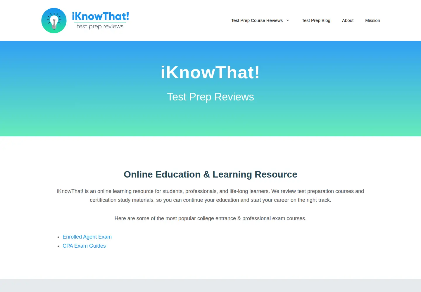 Captured homepage of iknowthat.com in the current scan