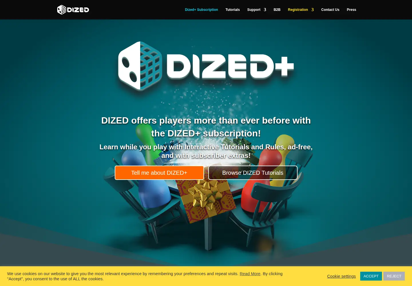 Screenshot of dized.com