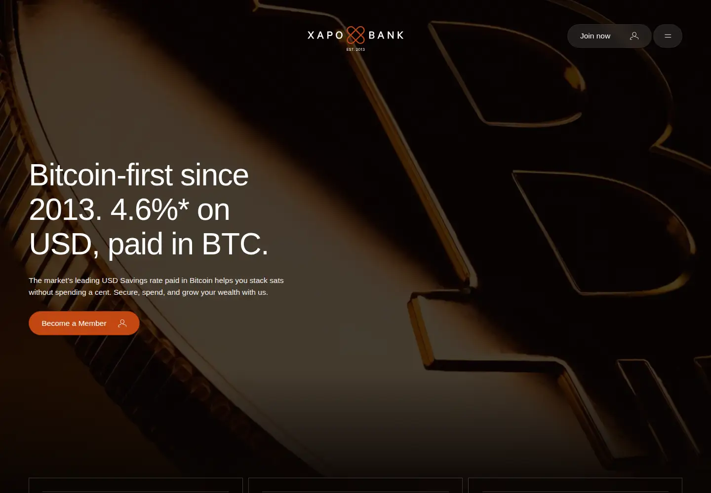 Screenshot of xapobank.com