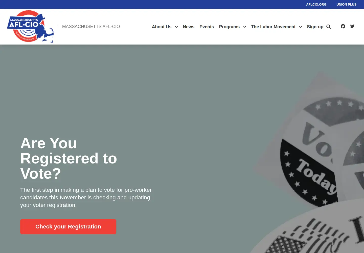 Screenshot of massaflcio.org