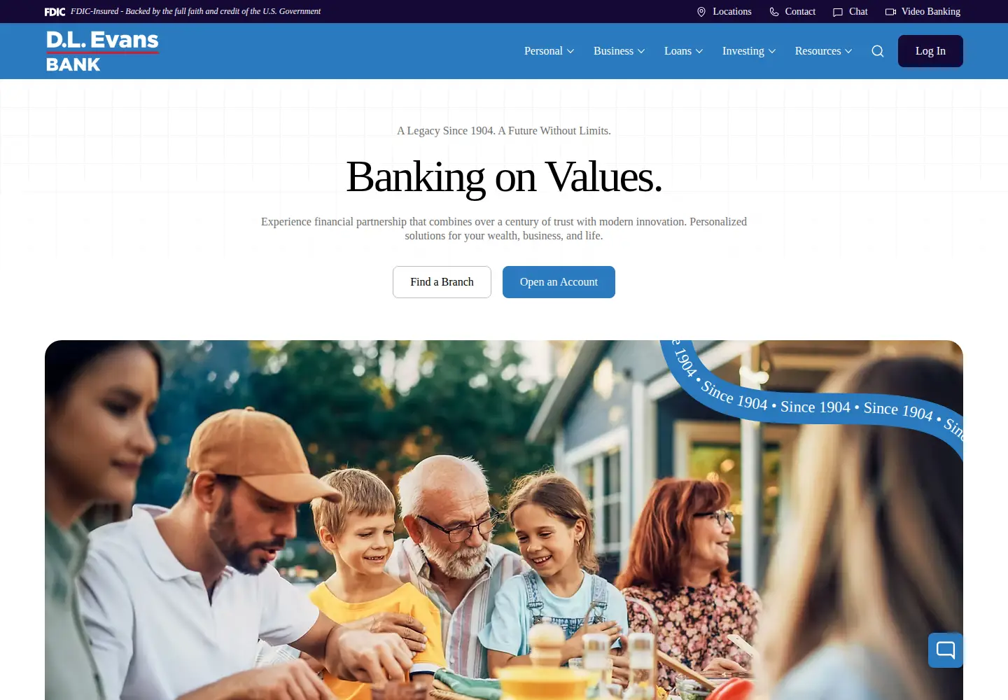 Screenshot of dlevans.com