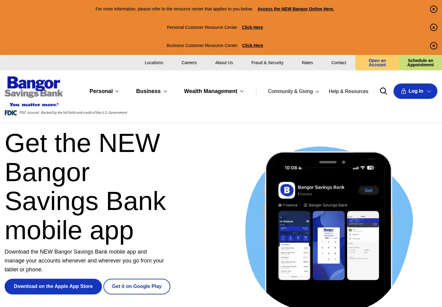 Screenshot of bangor.com