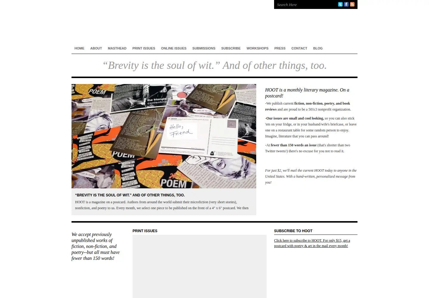 Screenshot of hootreview.com