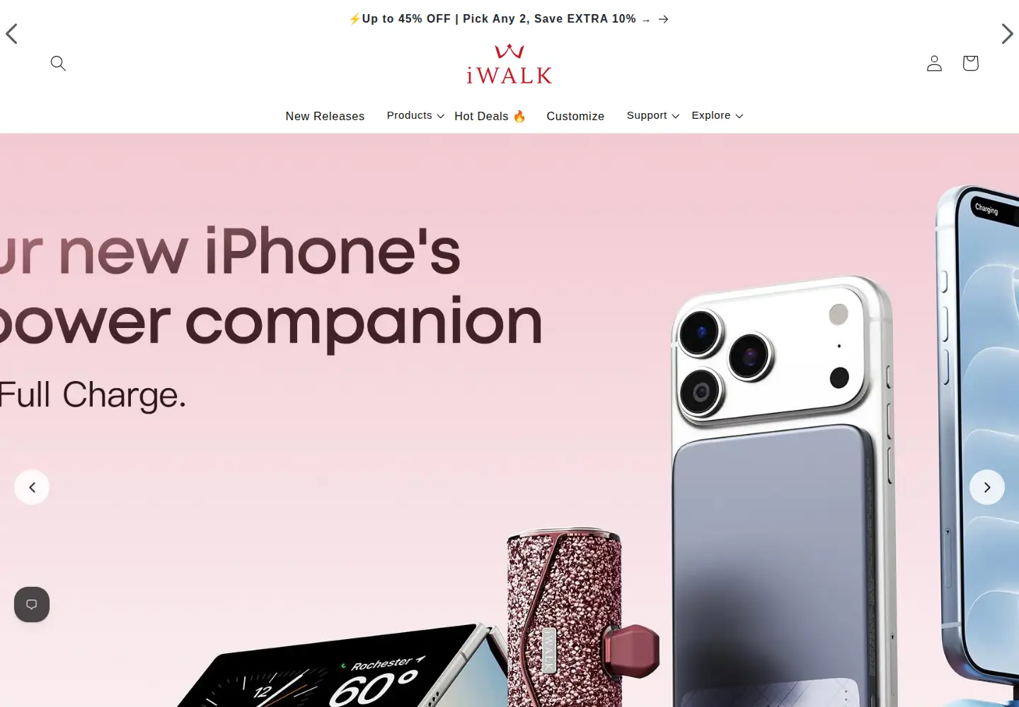 Captured homepage of iwalkmall.com in the current scan