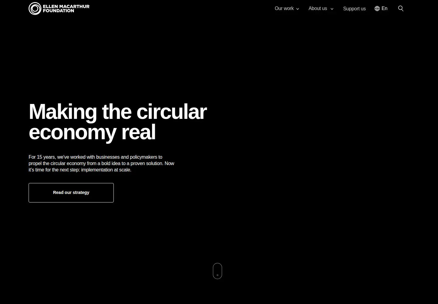 Screenshot of newplasticseconomy.org