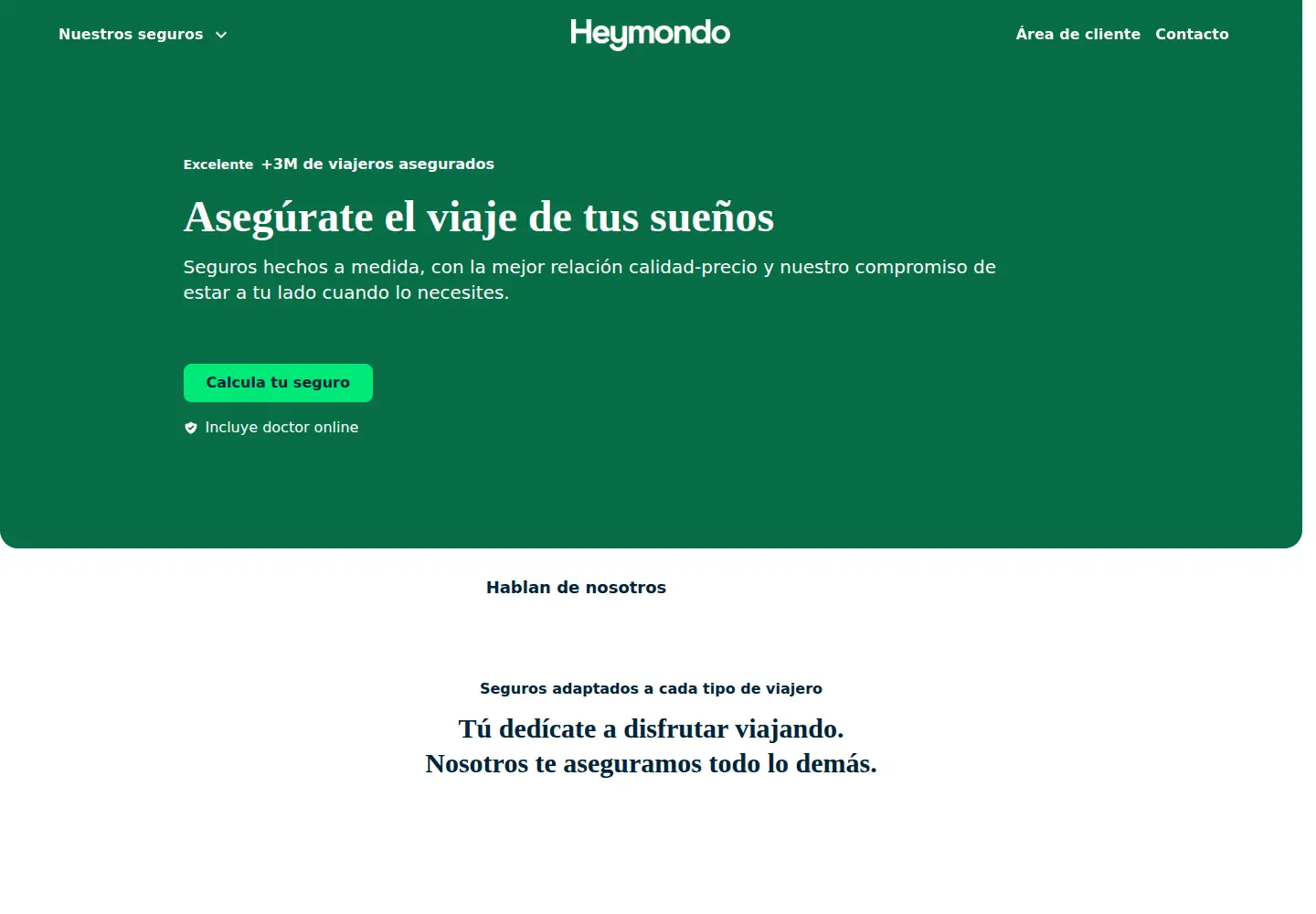 Screenshot of heymondo.es