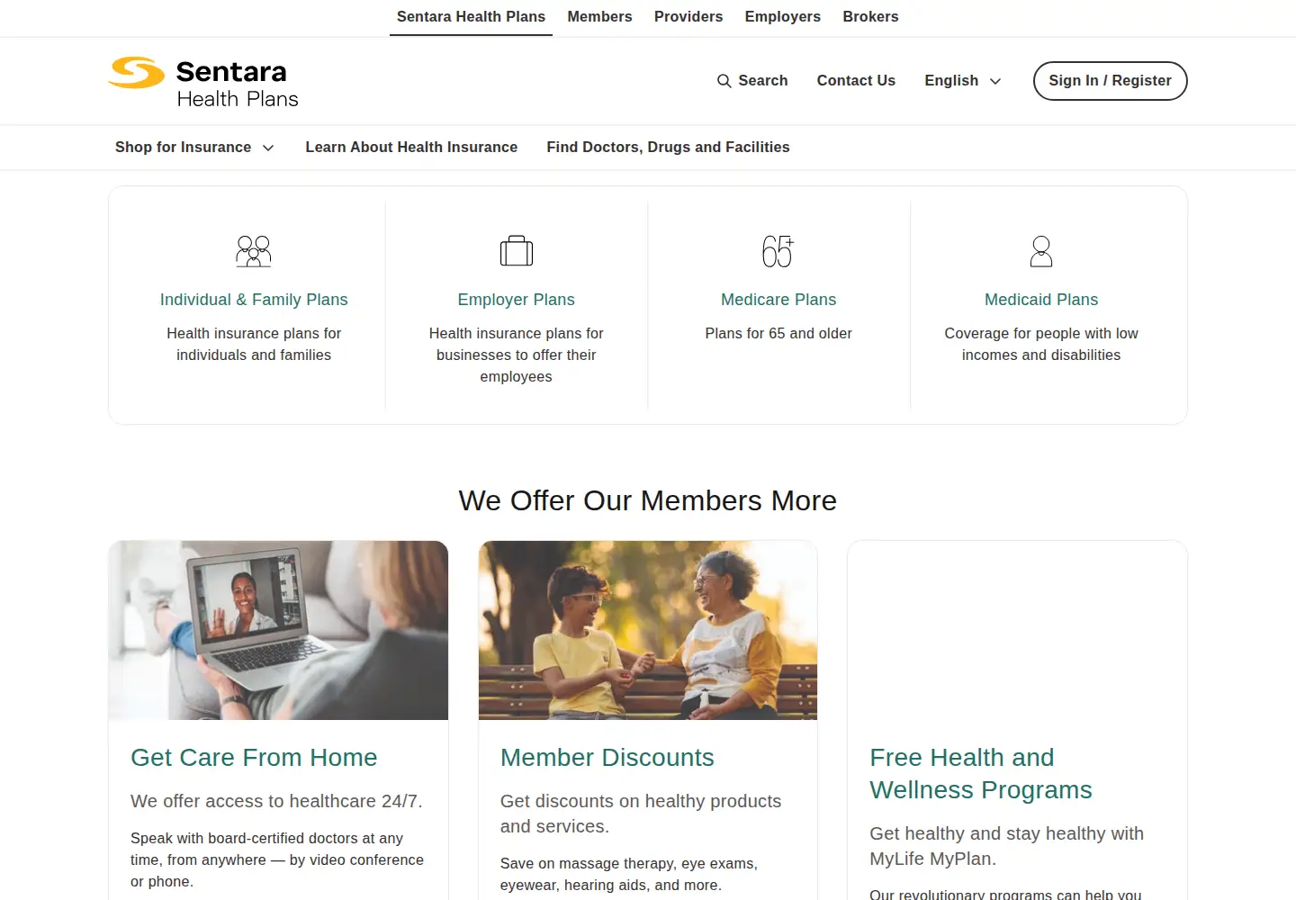 Screenshot of optimahealth.com