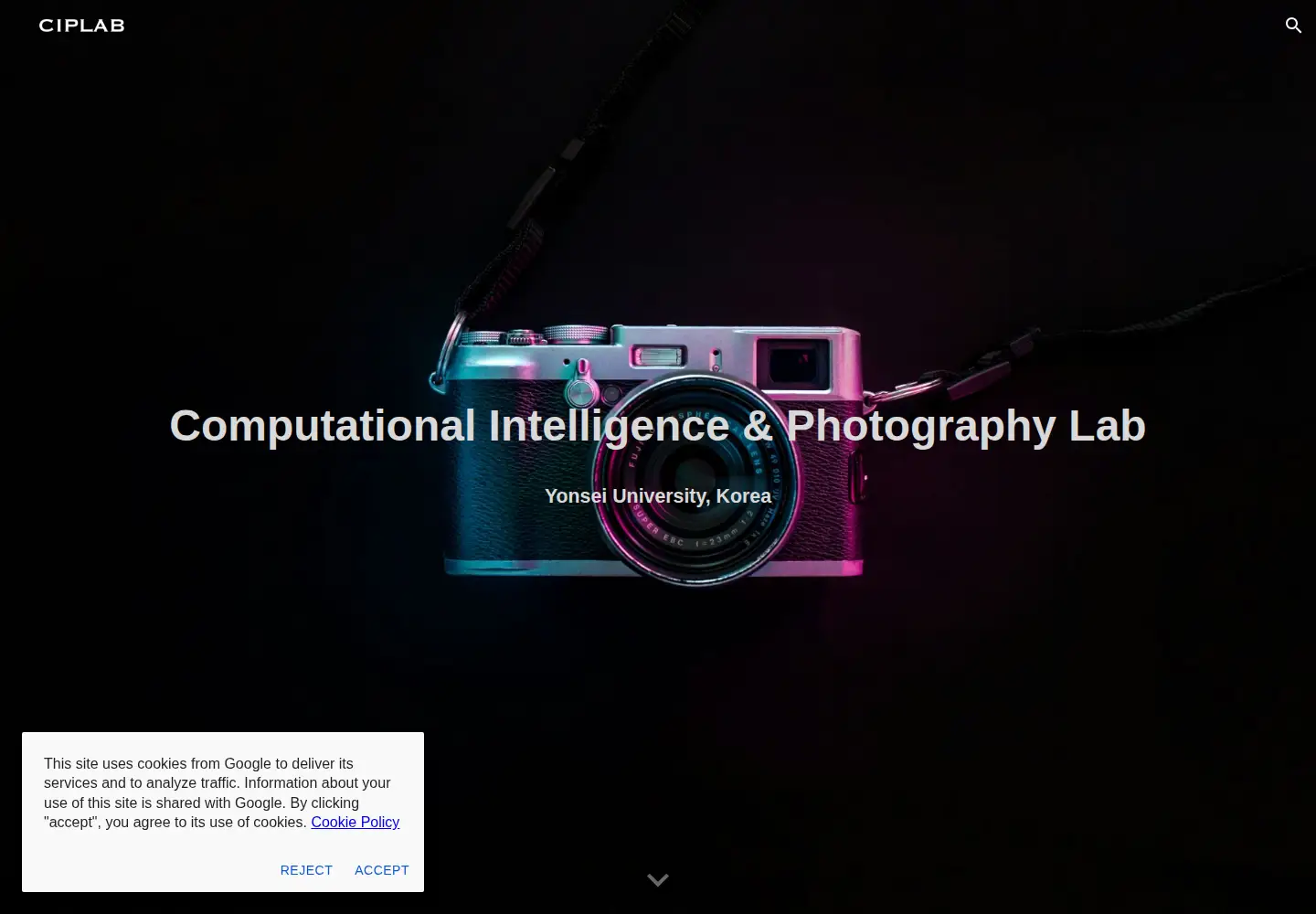 Screenshot of ciplab.kr