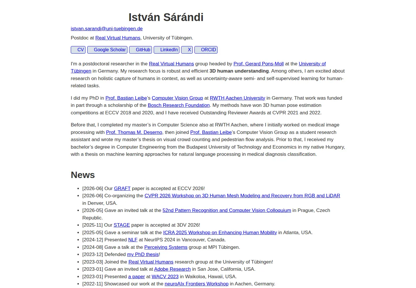 Screenshot of istvansarandi.com