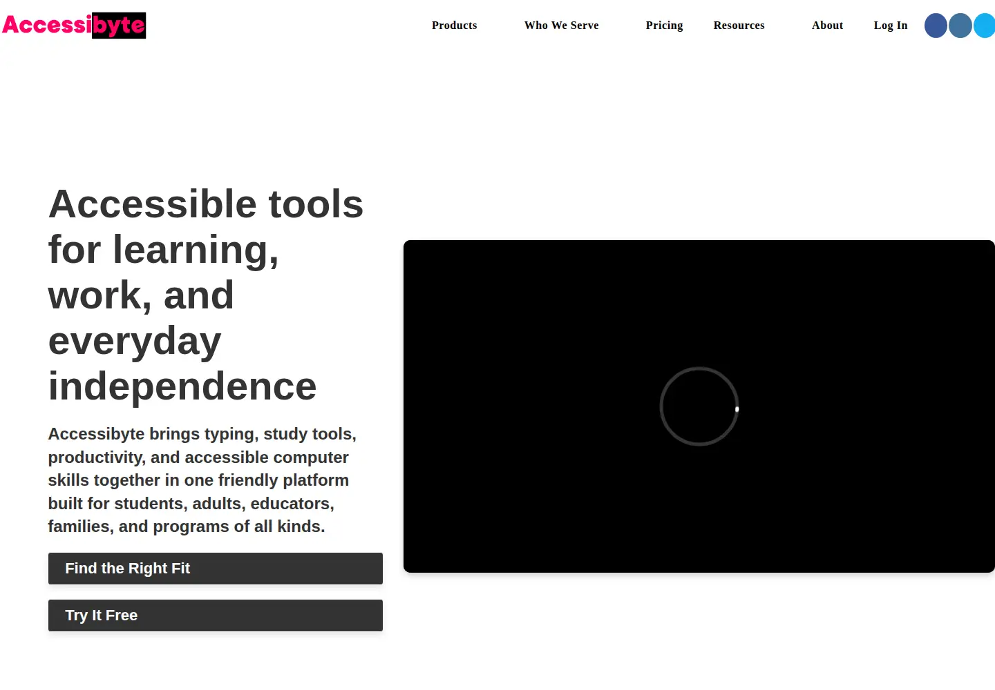 Screenshot of accessibyte.com