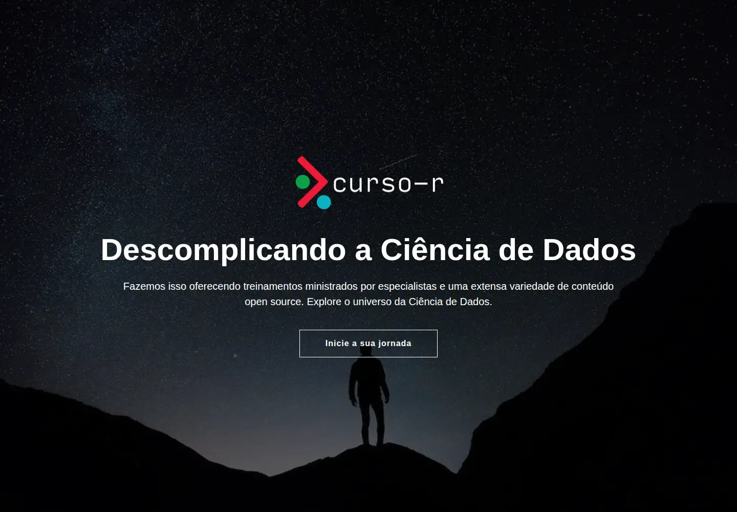 Captured homepage of curso-r.com in the current scan