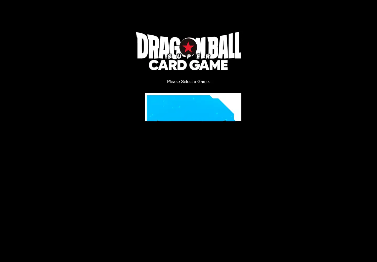 Captured homepage of dbs-cardgame.com in the current scan