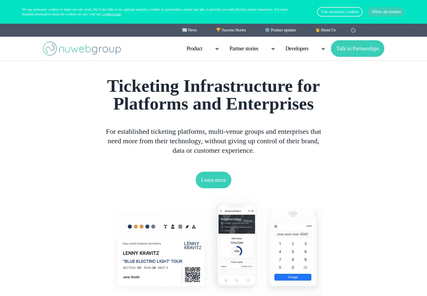 Screenshot of nuwebgroup.com