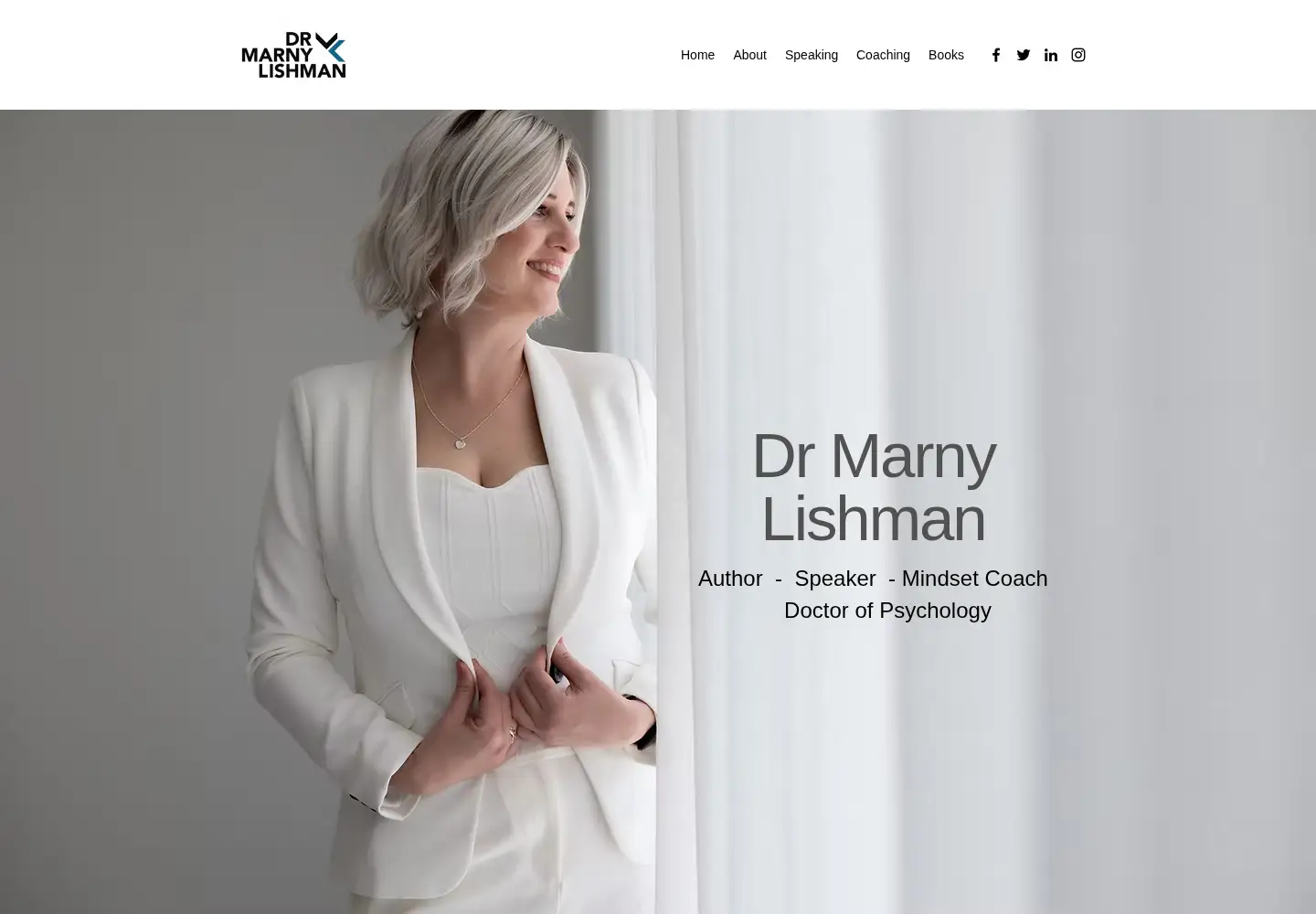 Screenshot of marnylishman.com.au