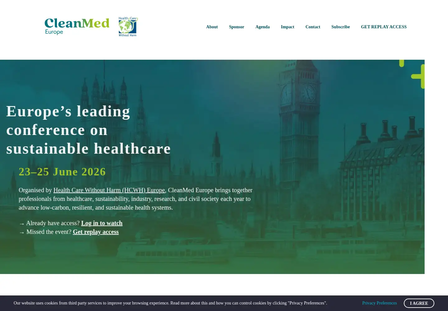Screenshot of cleanmedeurope.org