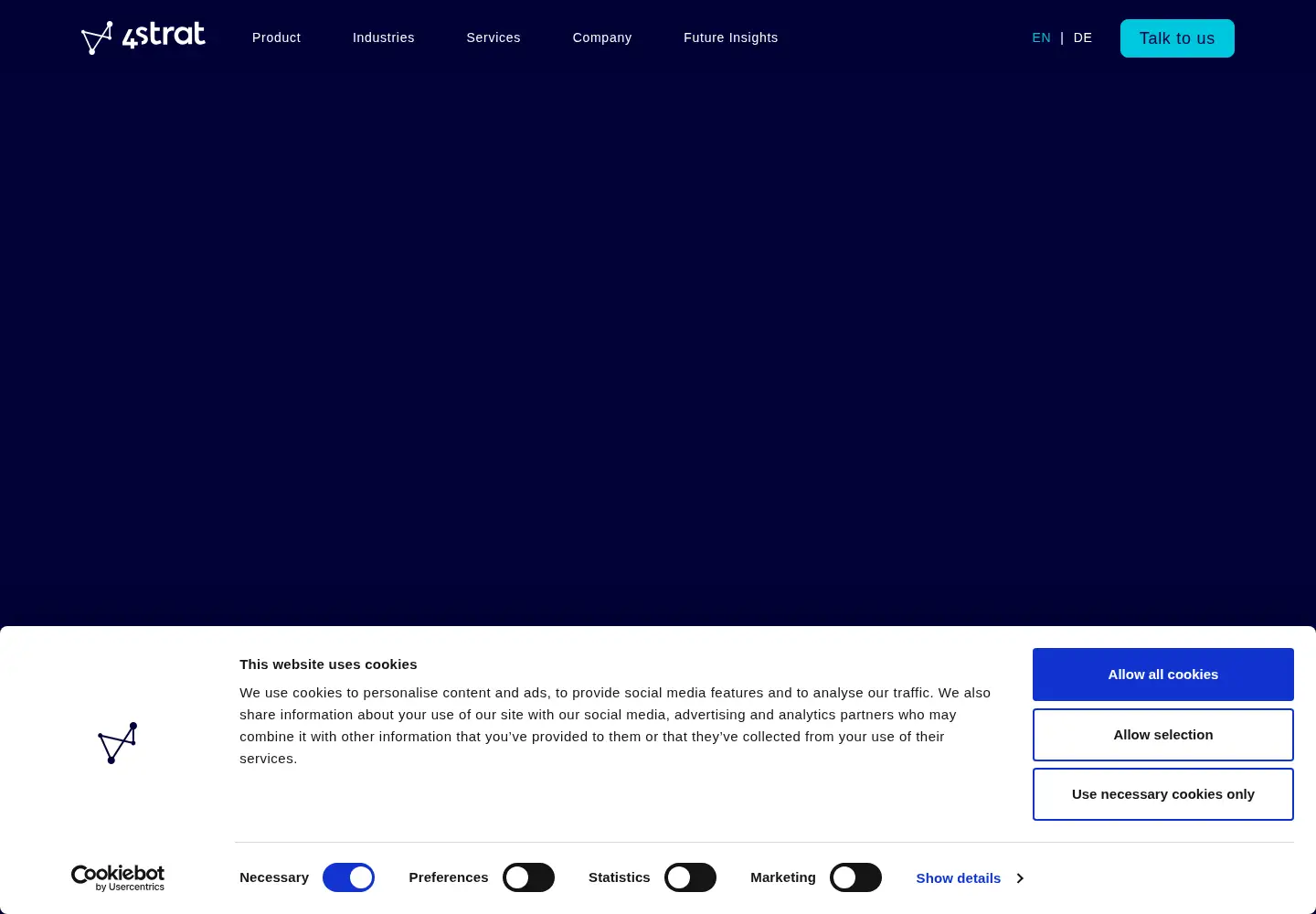 Screenshot of 4strat.com