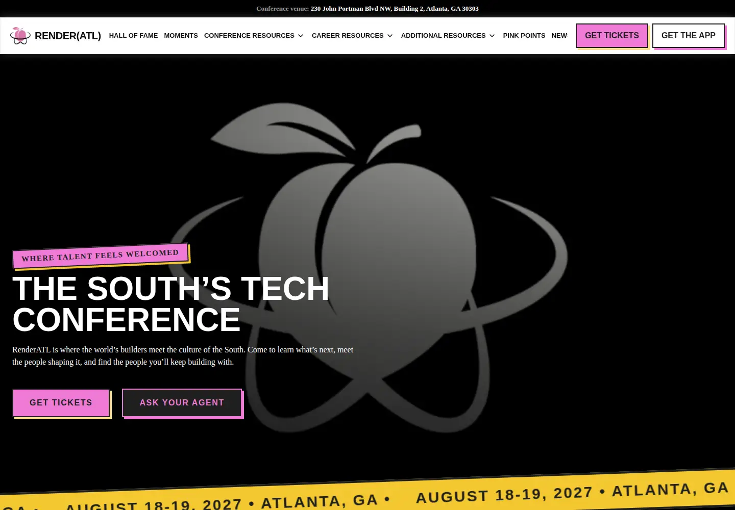 Screenshot of renderatl.com