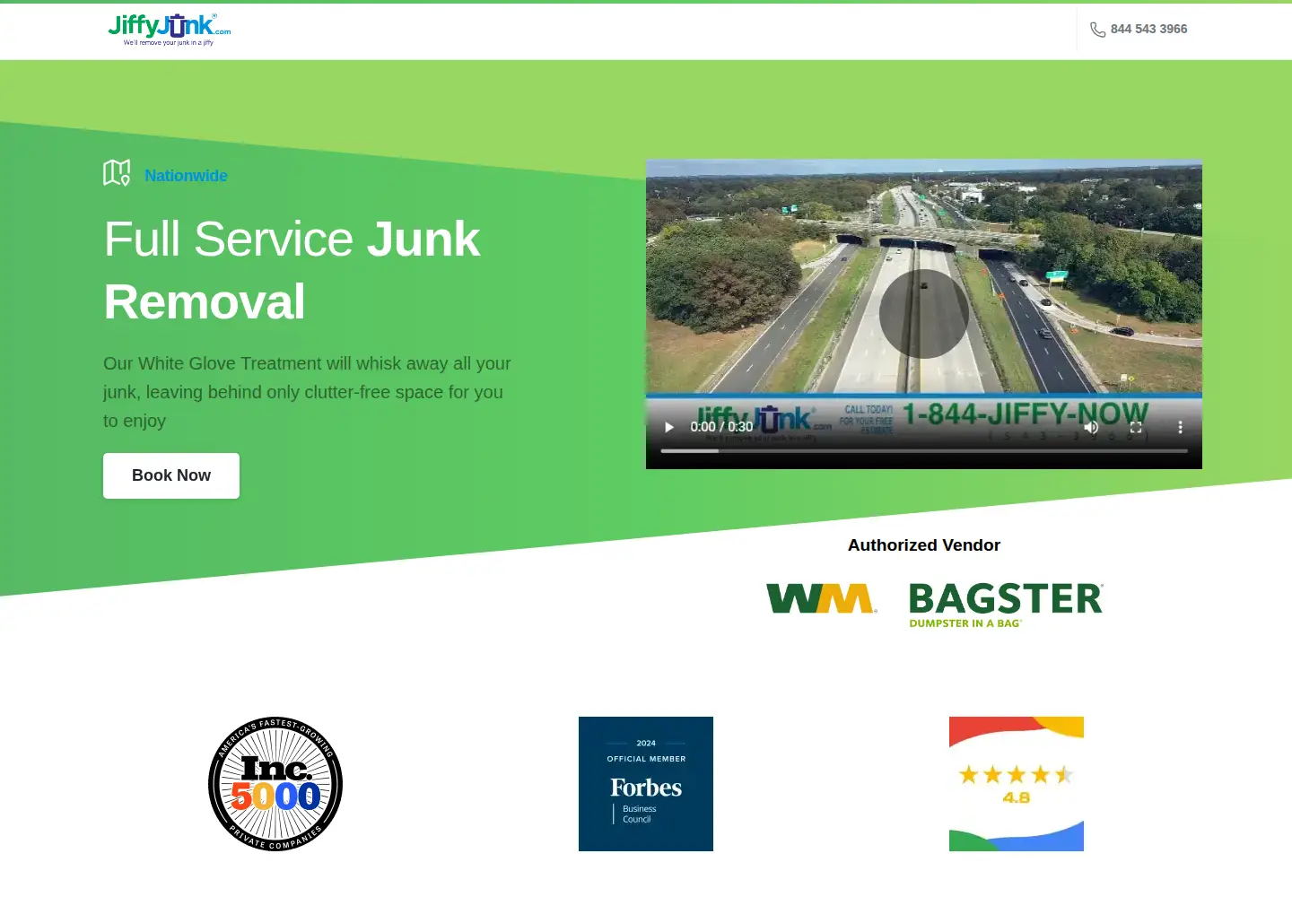 Screenshot of jiffyjunk.com