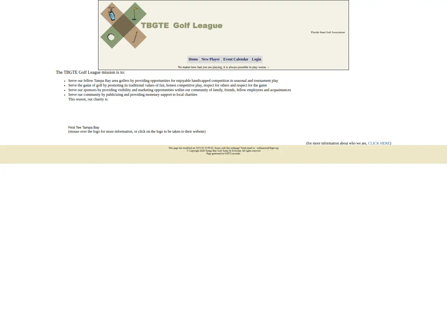 Screenshot of tbgte.org