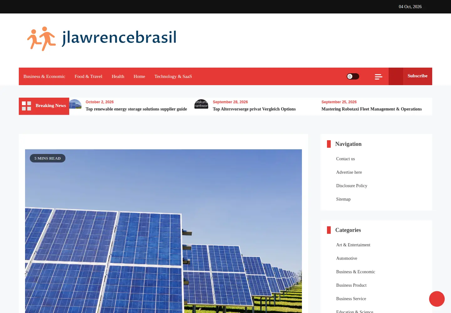 Screenshot of jlawrencebrasil.com