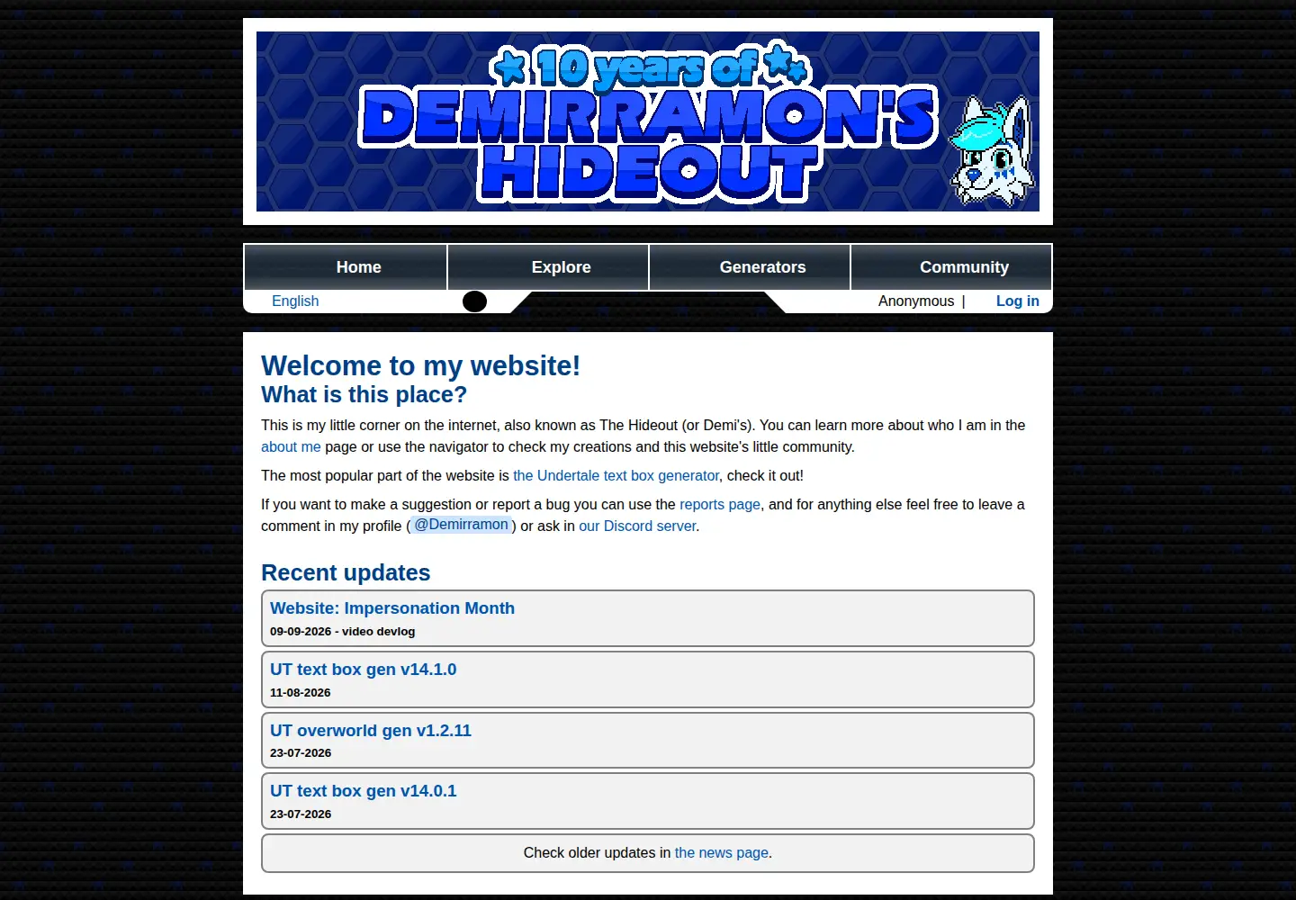 Screenshot of demirramon.com