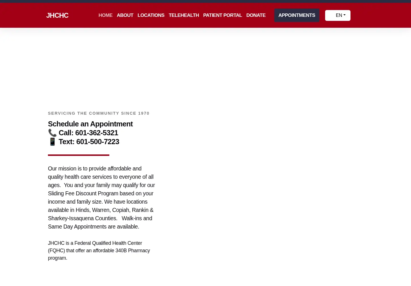 Screenshot of jackson-hinds.com