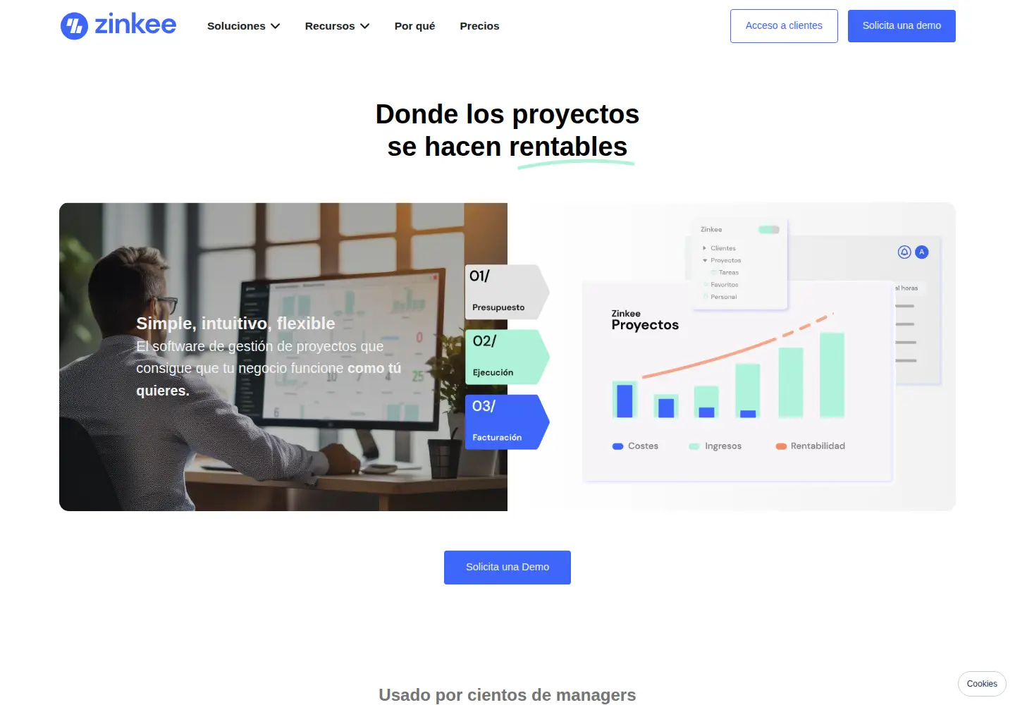Screenshot of zinkee.com