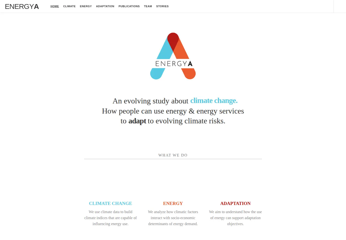 Captured homepage of energy-a.eu in the current scan