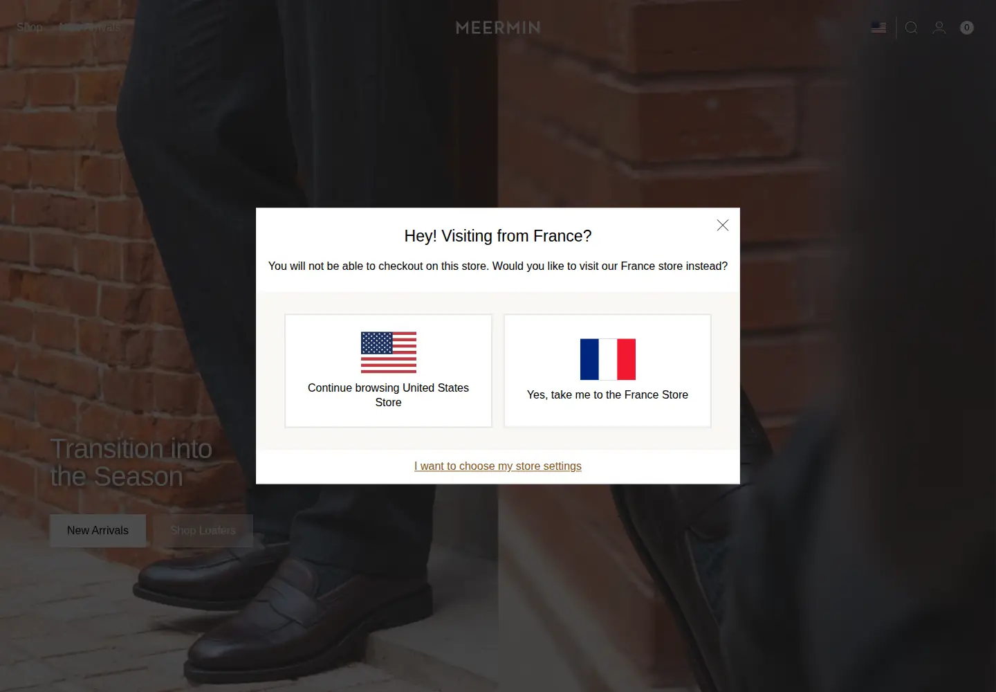 Screenshot of meermin.com