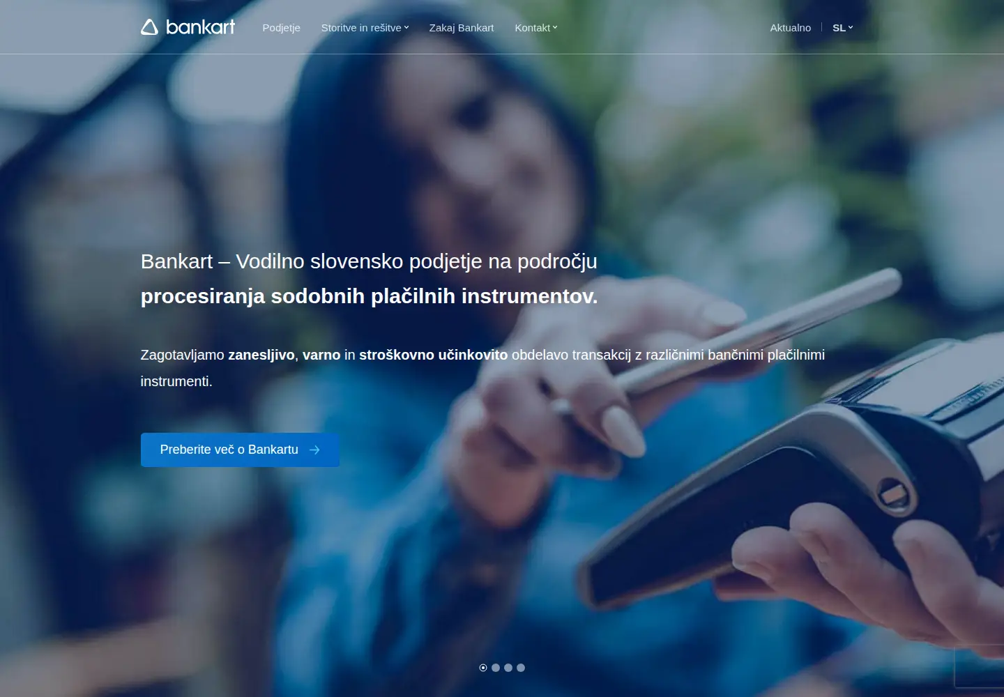 Screenshot of bankart.si