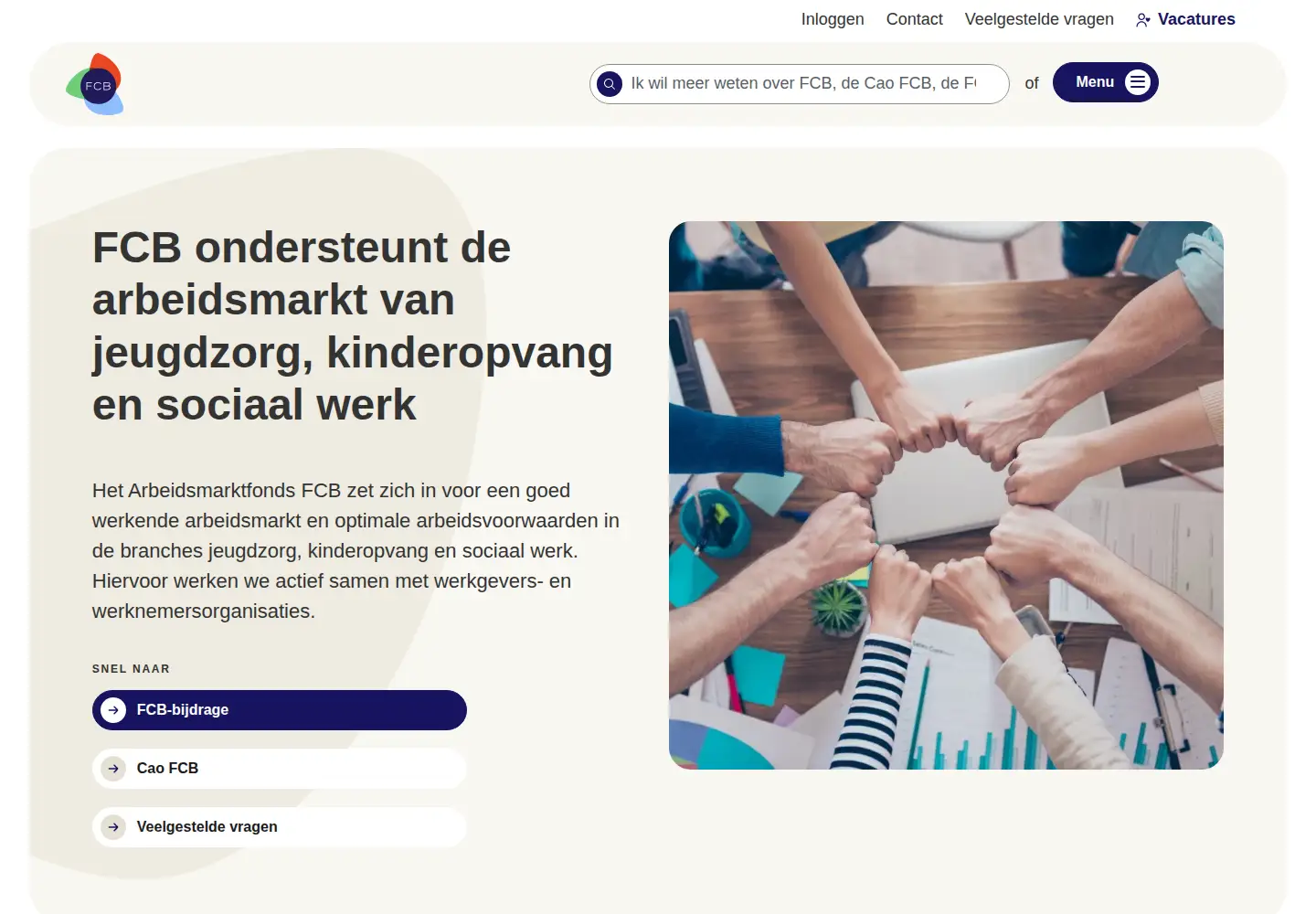 Captured homepage of fcb.nl in the current scan