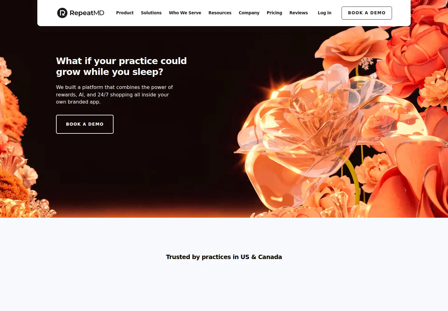 Screenshot of repeatmd.com