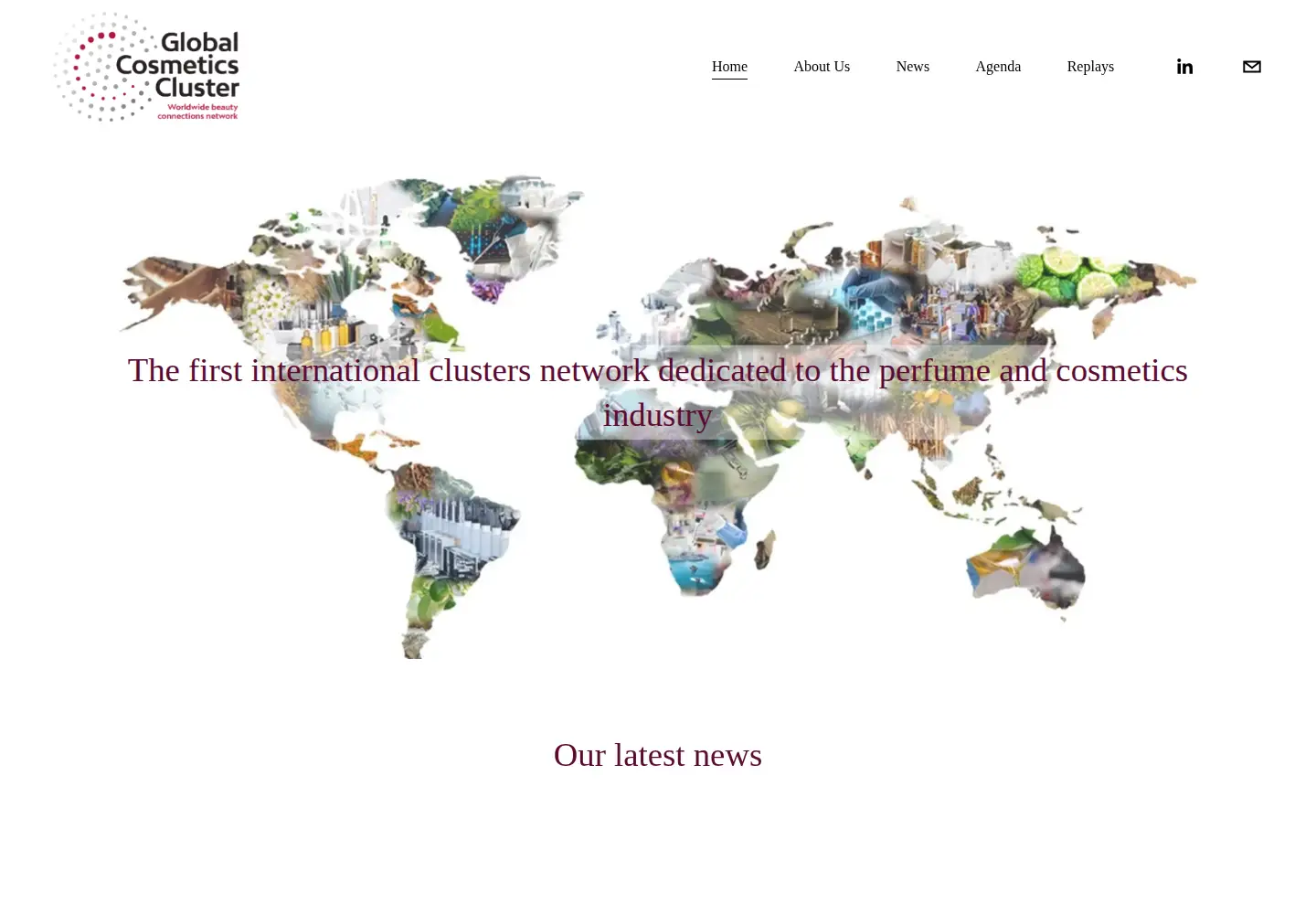 Screenshot of cosmeticsclusters.com
