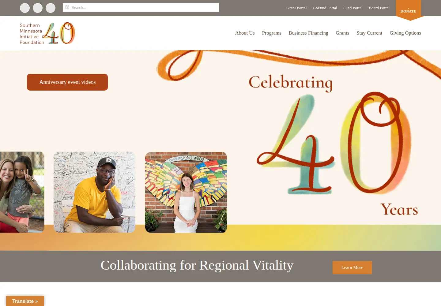 Screenshot of smifoundation.org
