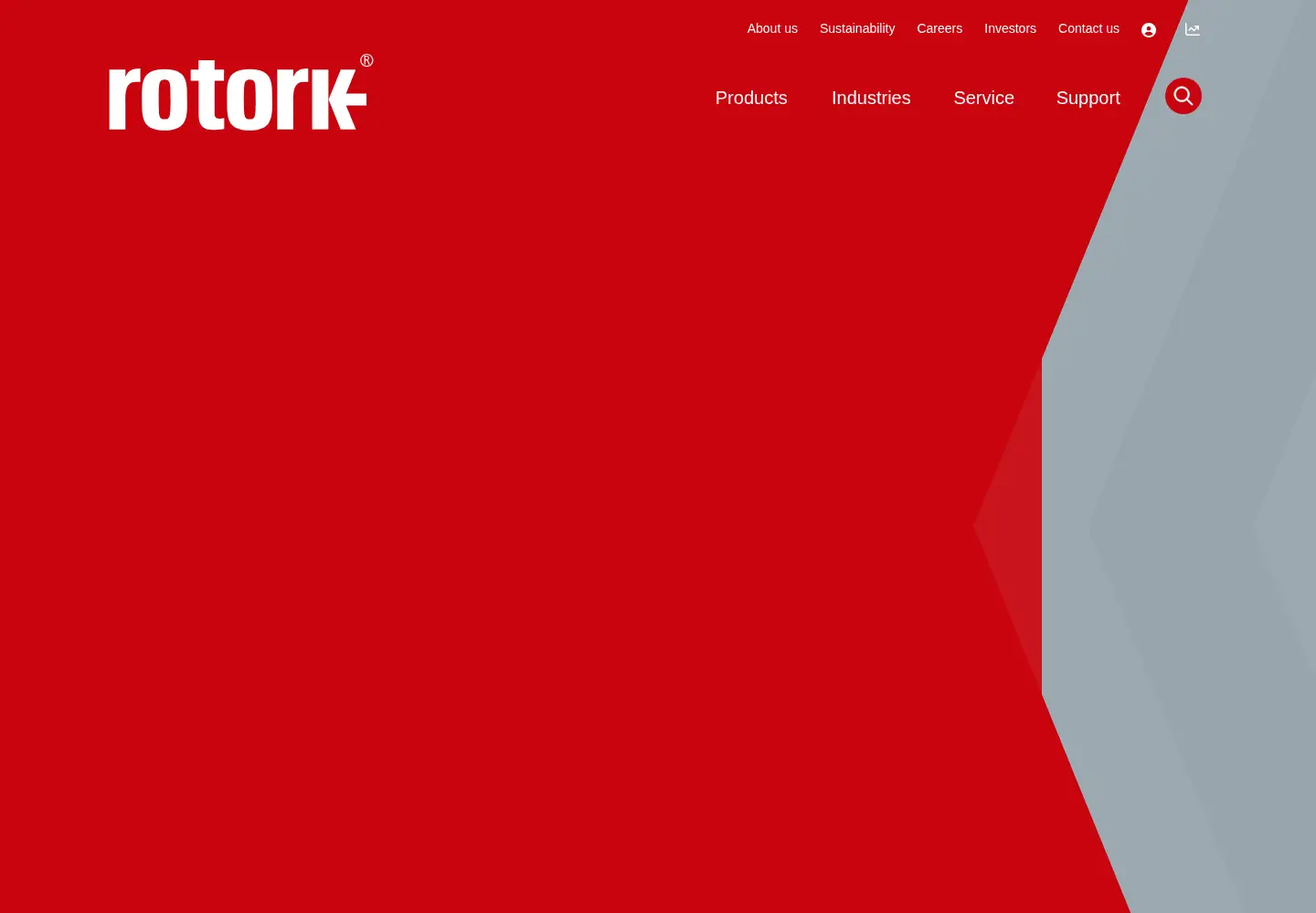 Captured homepage of rotork.com in the current scan