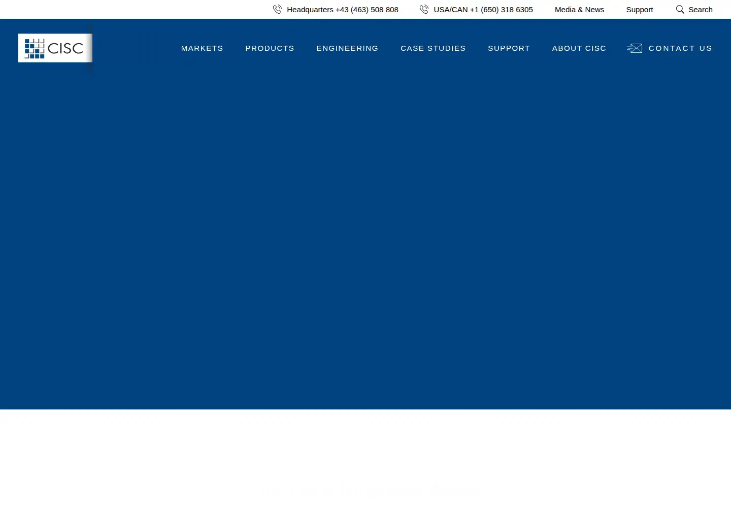 Screenshot of cisc.at