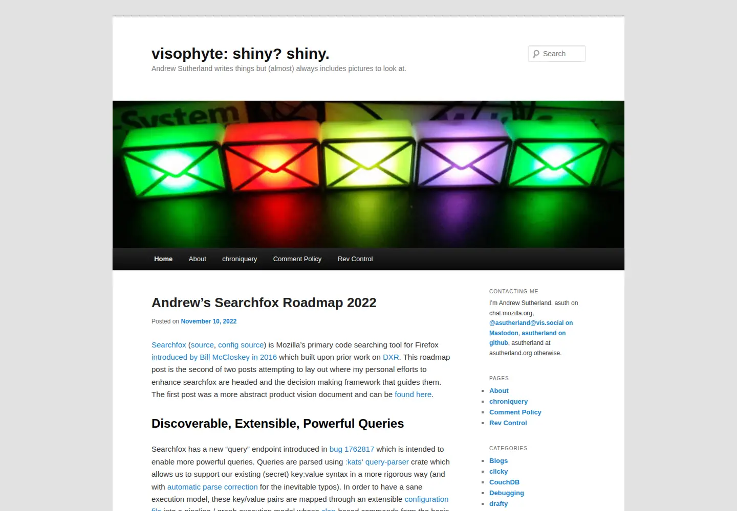 Screenshot of visophyte.org