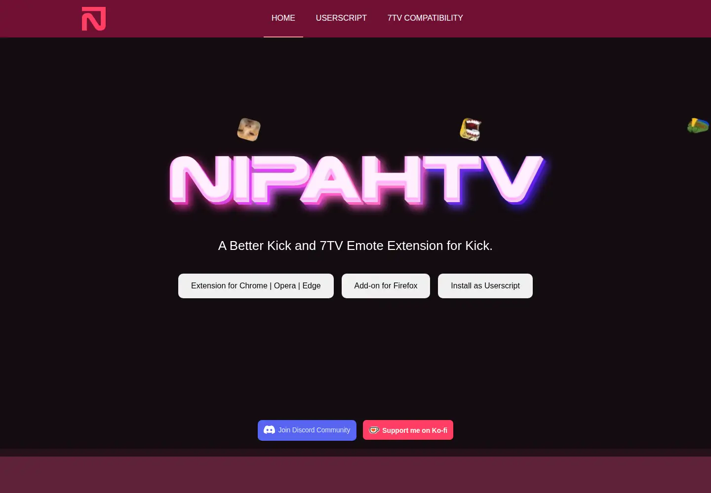 Captured homepage of nipahtv.com in the current scan