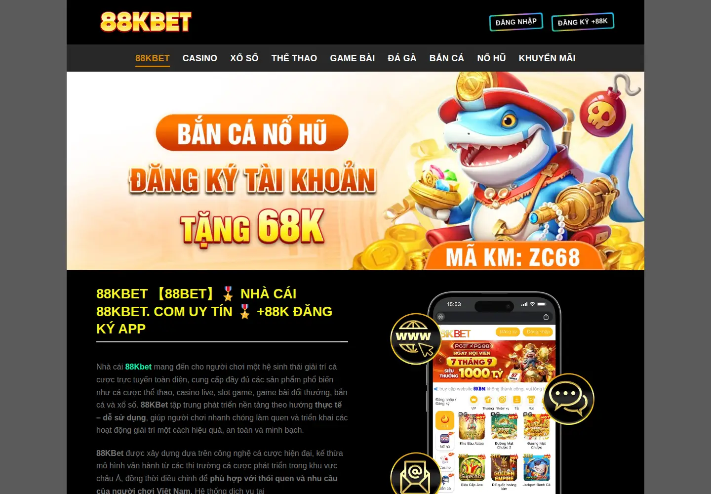 Screenshot of 88kbet.nl
