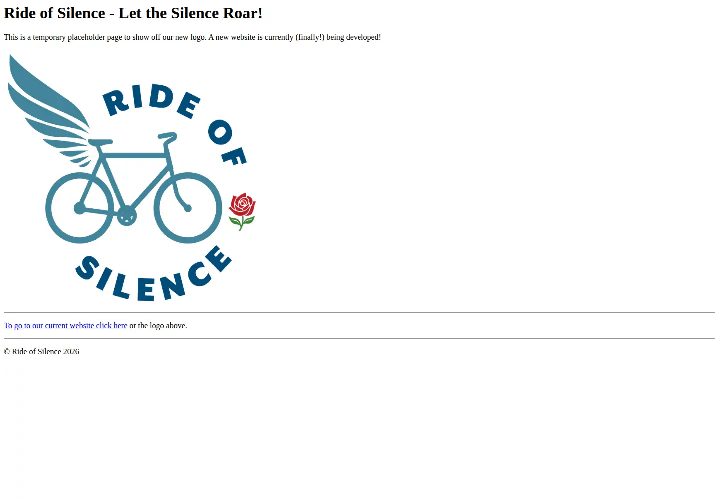 Screenshot of rideofsilence.org