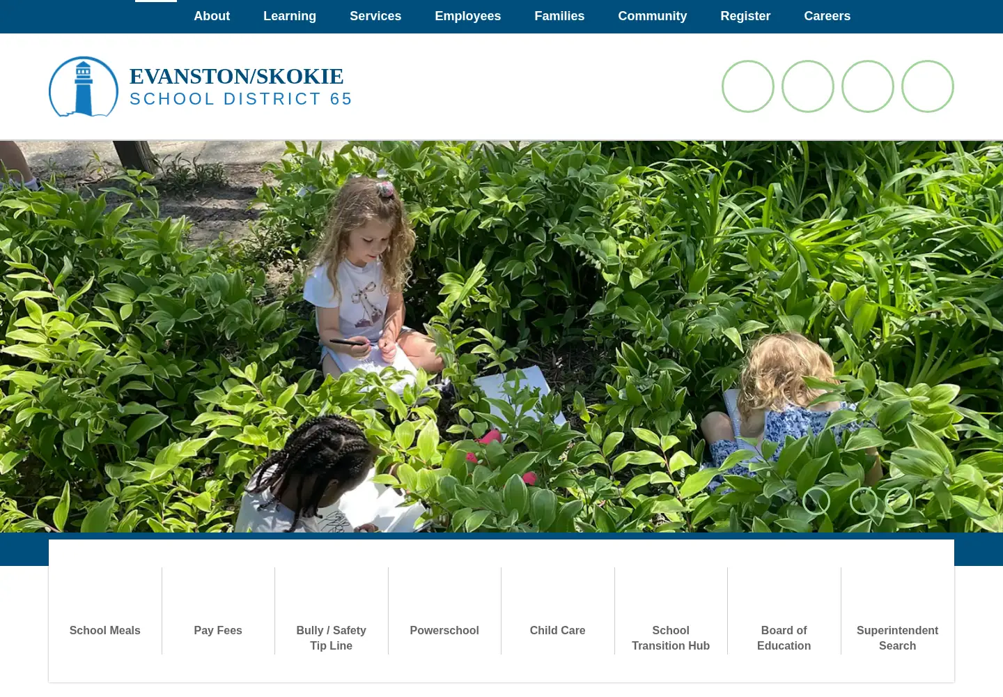Screenshot of district65.net